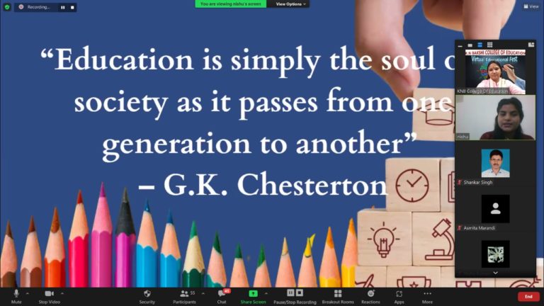 Virtual Educational Festival : New Initiative in Teaching Method
