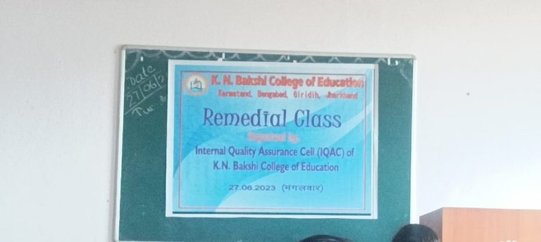 Remedial classes for B.Ed
