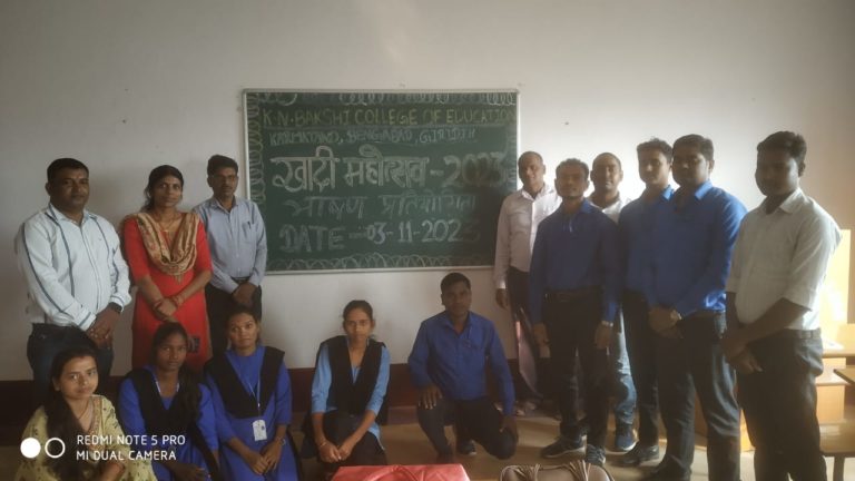 Celebration of Khadi Mahotsav :- Khadi for Nation, khadi for Fashion  Topic – Elocution Competition
