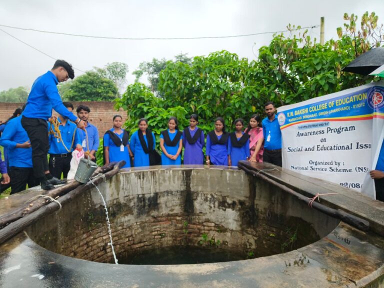 NSS Bleaching Drive & Student Felicitation