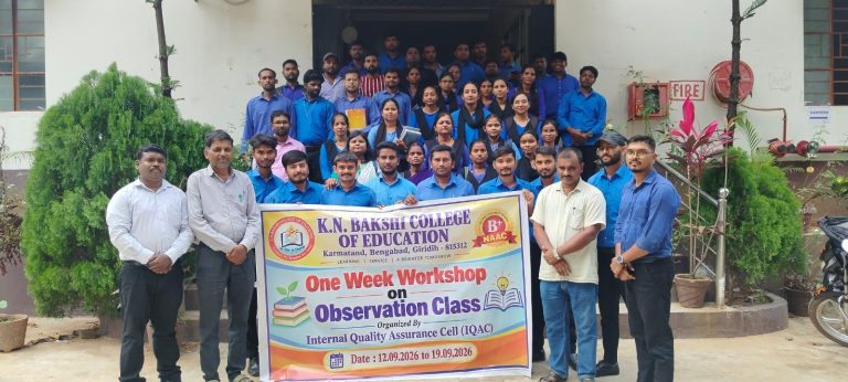 One week workshop on observation class (Day-5) Last Day